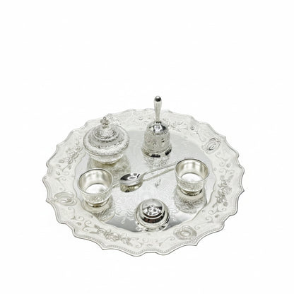 ENAMEL POOJA THALI