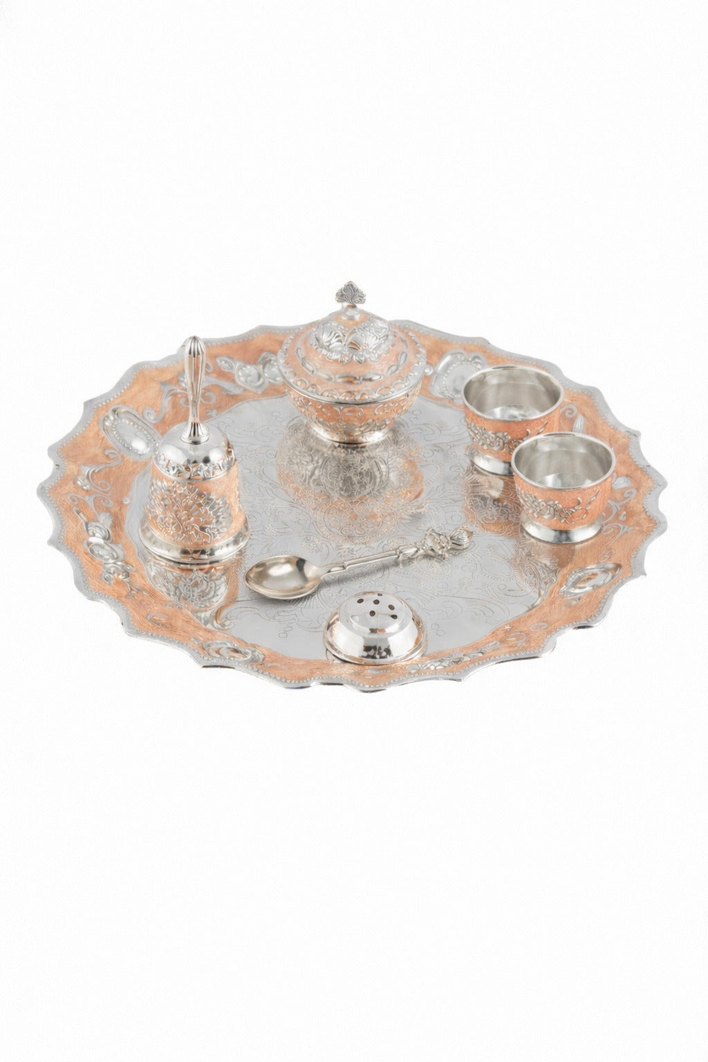 ENAMEL POOJA THALI