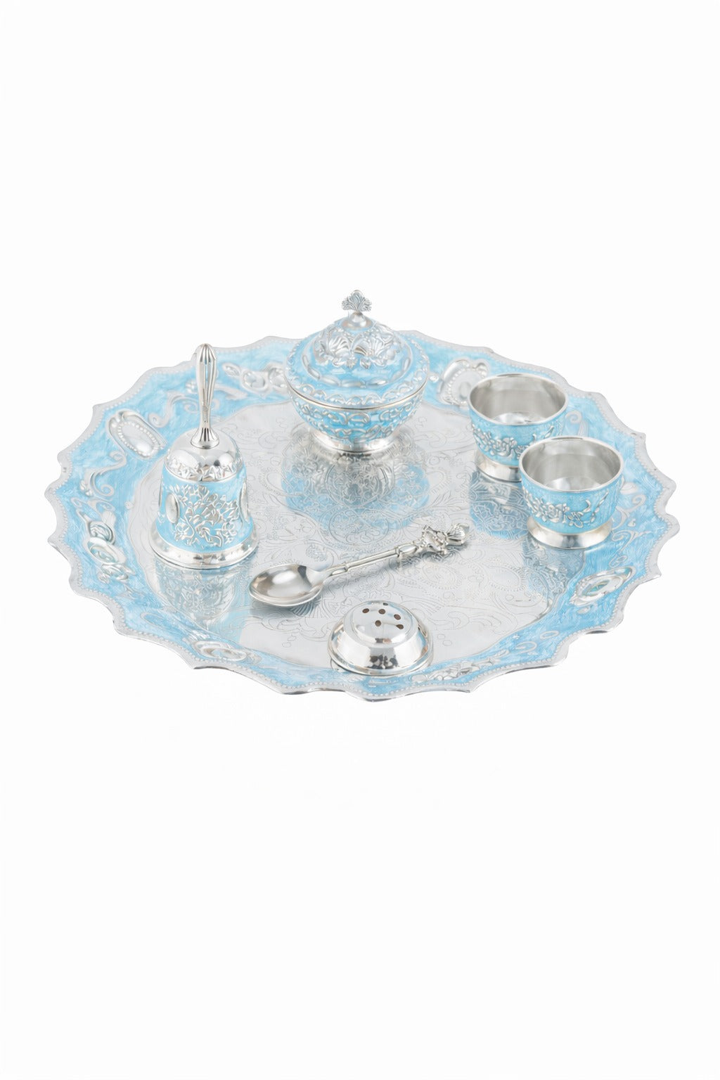 ENAMEL POOJA THALI