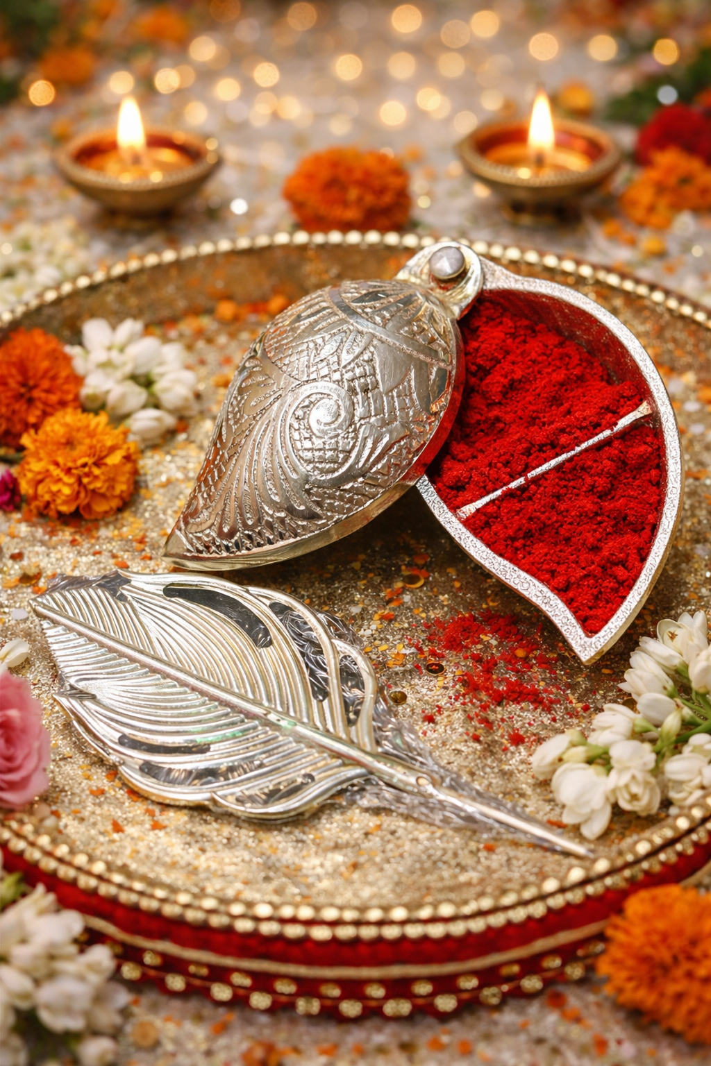 Tilak Stick – elegant luxury handcrafted spiritual accessory, perfect for pooja, rituals, and gifting | jnj by madhuri