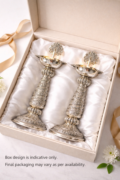 Mor Samai Deepak – elegant handcrafted deepak, perfect for enhancing home elegance and gifting | jnj by madhuri