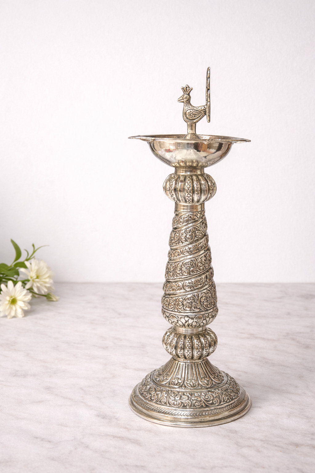 Mor Samai Deepak – luxury handcrafted decorative deepak, ideal for home décor and festive gifting | jnj by madhuri