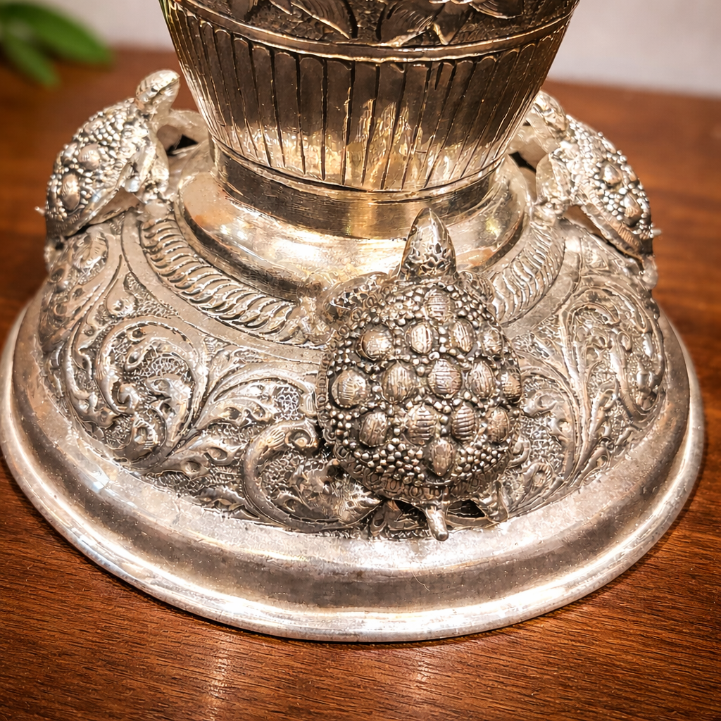 Elephant Flower Pot – elegant luxury handcrafted decorative pot, perfect for home décor and gifting | jnj by madhuri