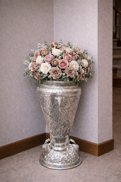 Peacock Flower Pot – elegant luxury handcrafted decorative pot, perfect for home décor and gifting | jnj by madhuri