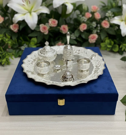 ENAMEL POOJA THALI