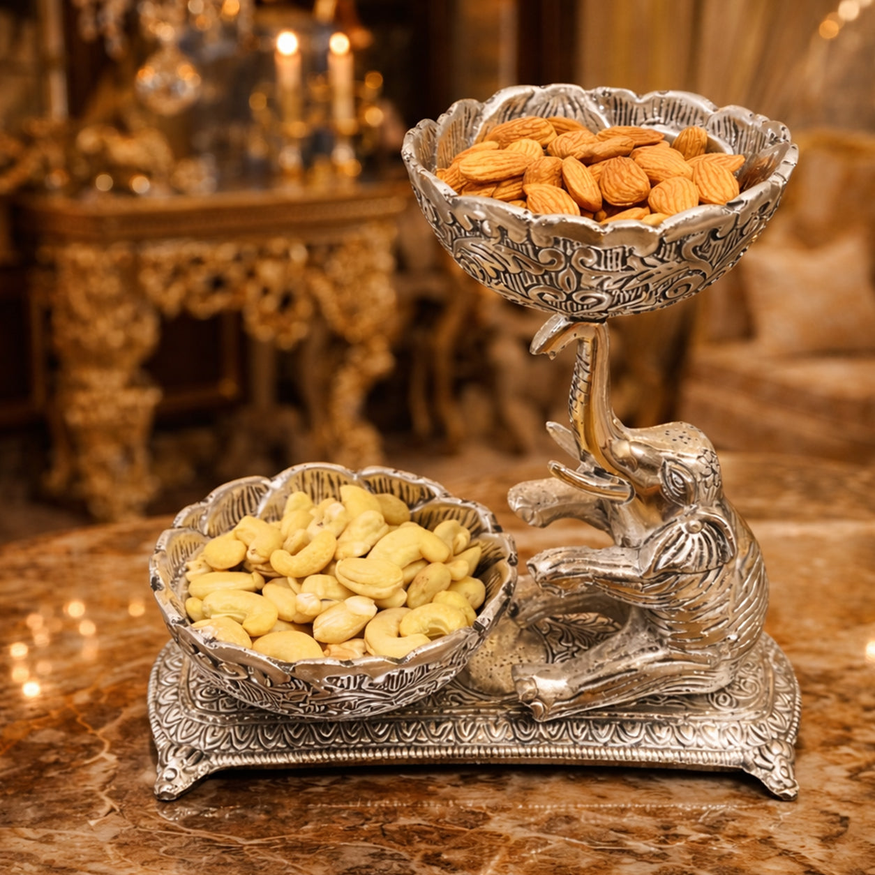 Elephant Dry Fruit Bowl