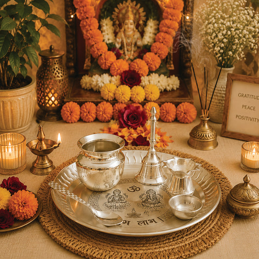 Lakshmi Ganesh Pooja Thali