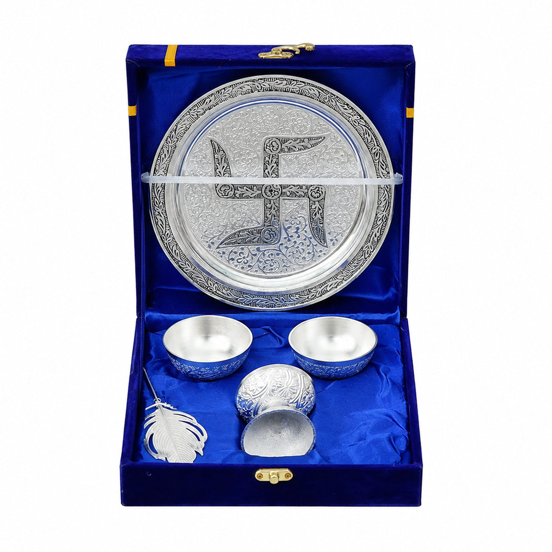 Mor Pankh Puja Thali