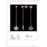 Load image into Gallery viewer, Hex Gemstone Drop Earrings|27519E
