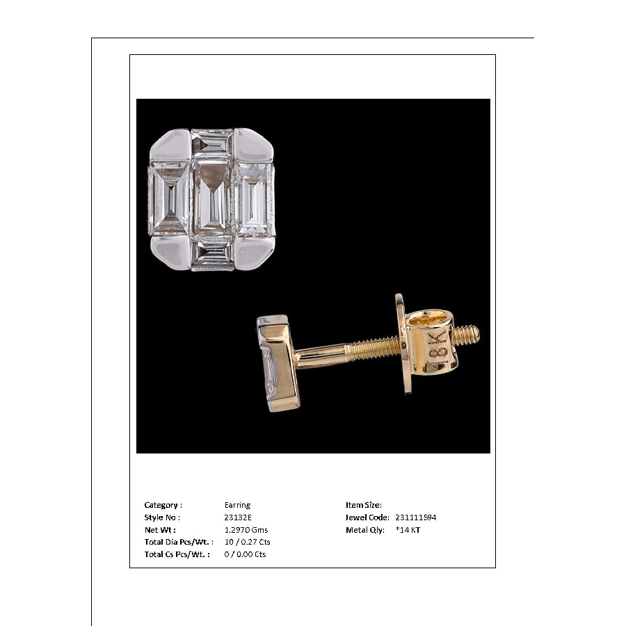 Fasha Diamond Drop Earrings|23132E