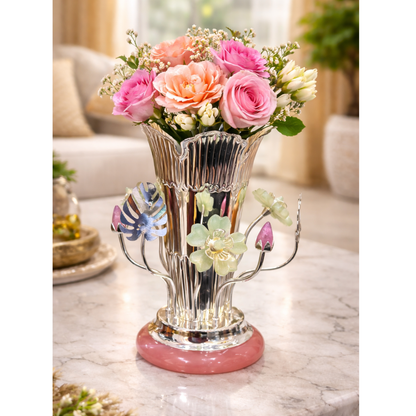 Daisy Flower Vase by JNJ by Madhuri, featuring an elegant floral-inspired design and premium finish, perfect for luxury home décor, modern interiors, and sophisticated styling