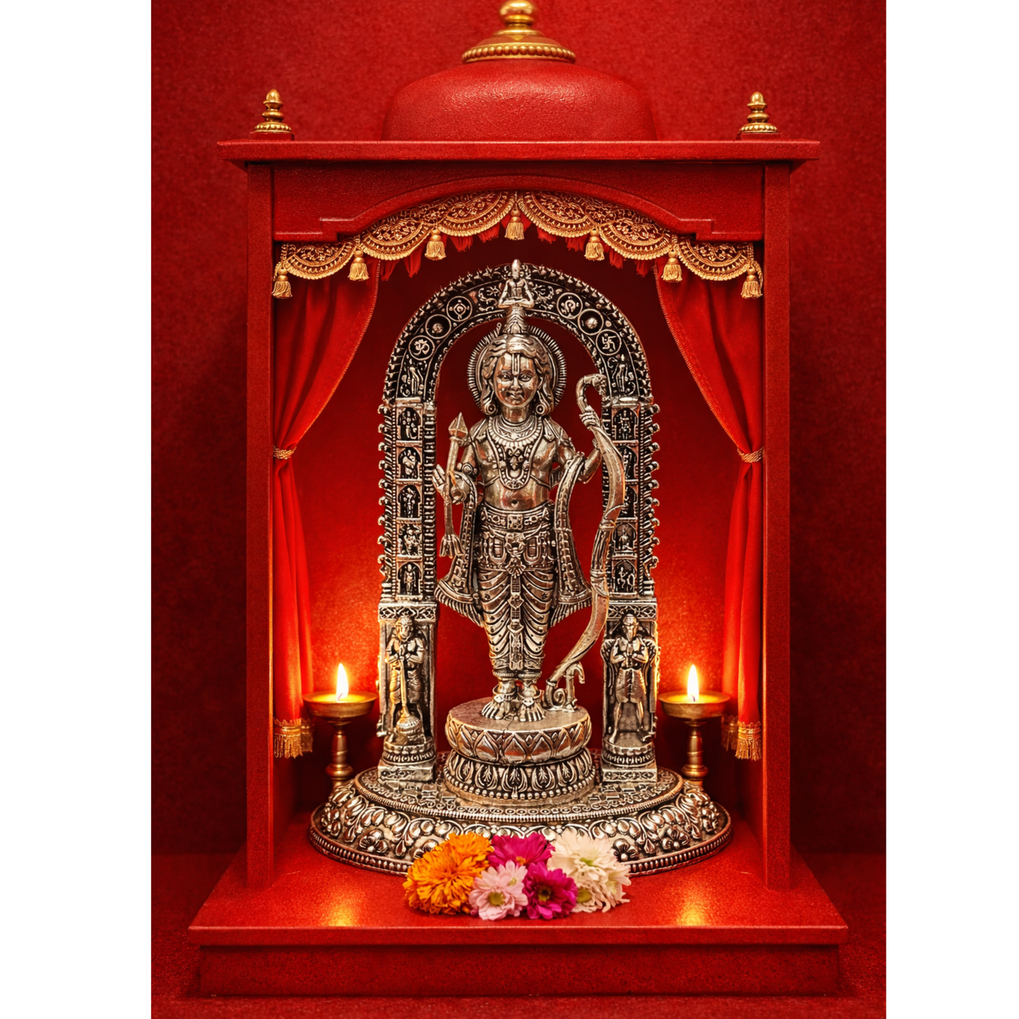 Ram Lalla – elegant luxury handcrafted divine idol, perfect for home décor, pooja, and gifting | jnj by madhuri