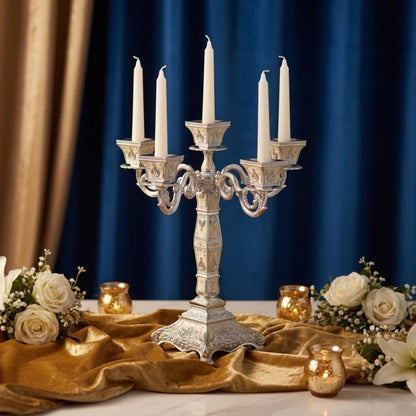 ENAMEL PENTA CANDLE STAND