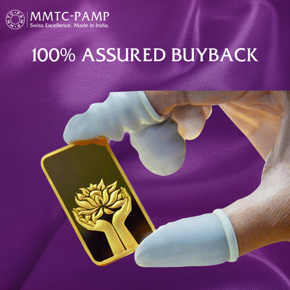Lotus 24K (999.9) 50 gm Gold Bar