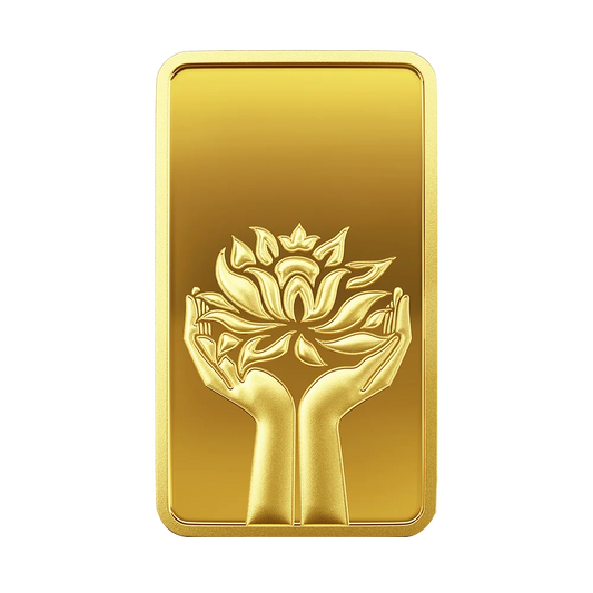 LOTUS 24K (999.9) 10 GM GOLD BAR