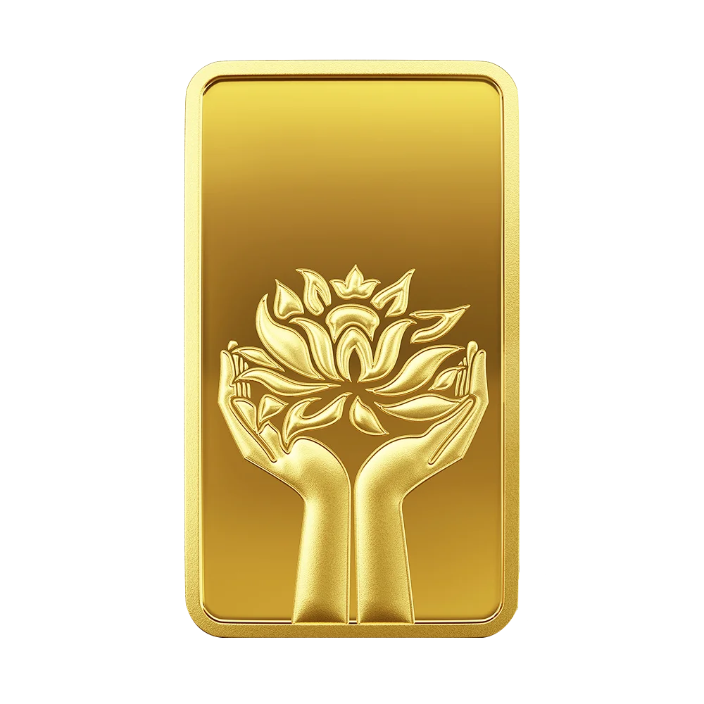 LOTUS 24K (999.9) 10 GM GOLD BAR