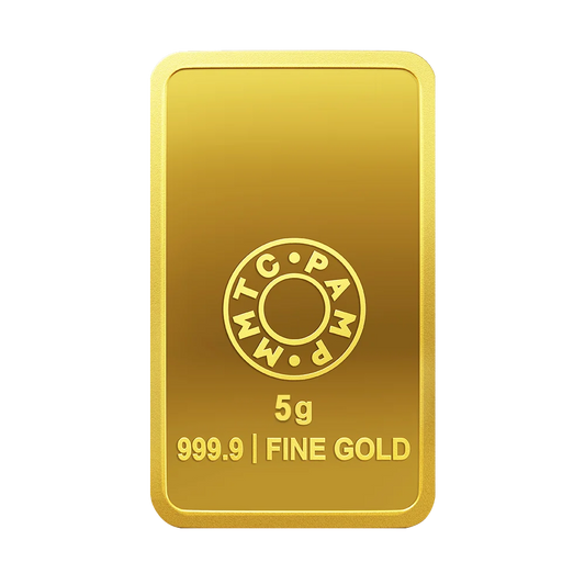 Lotus 24k (999.9) 5 gm Gold Bar