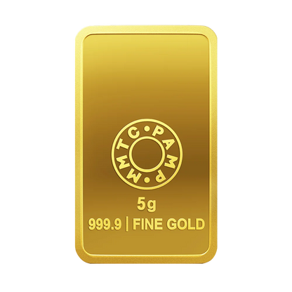 Lotus 24k (999.9) 5 gm Gold Bar