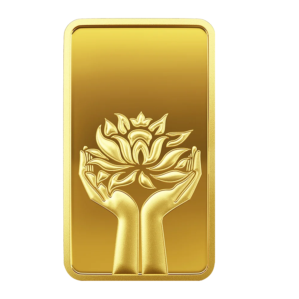 Lotus 24k (999.9) 5 gm Gold Bar