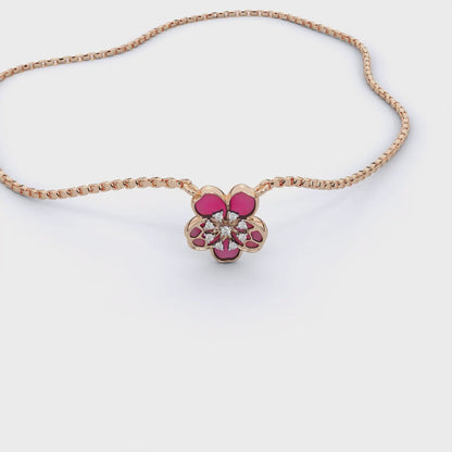Flower Pendent Rose Gold | TS10001
