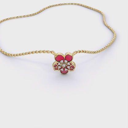 Flower Pendent Rose Gold | TS10001