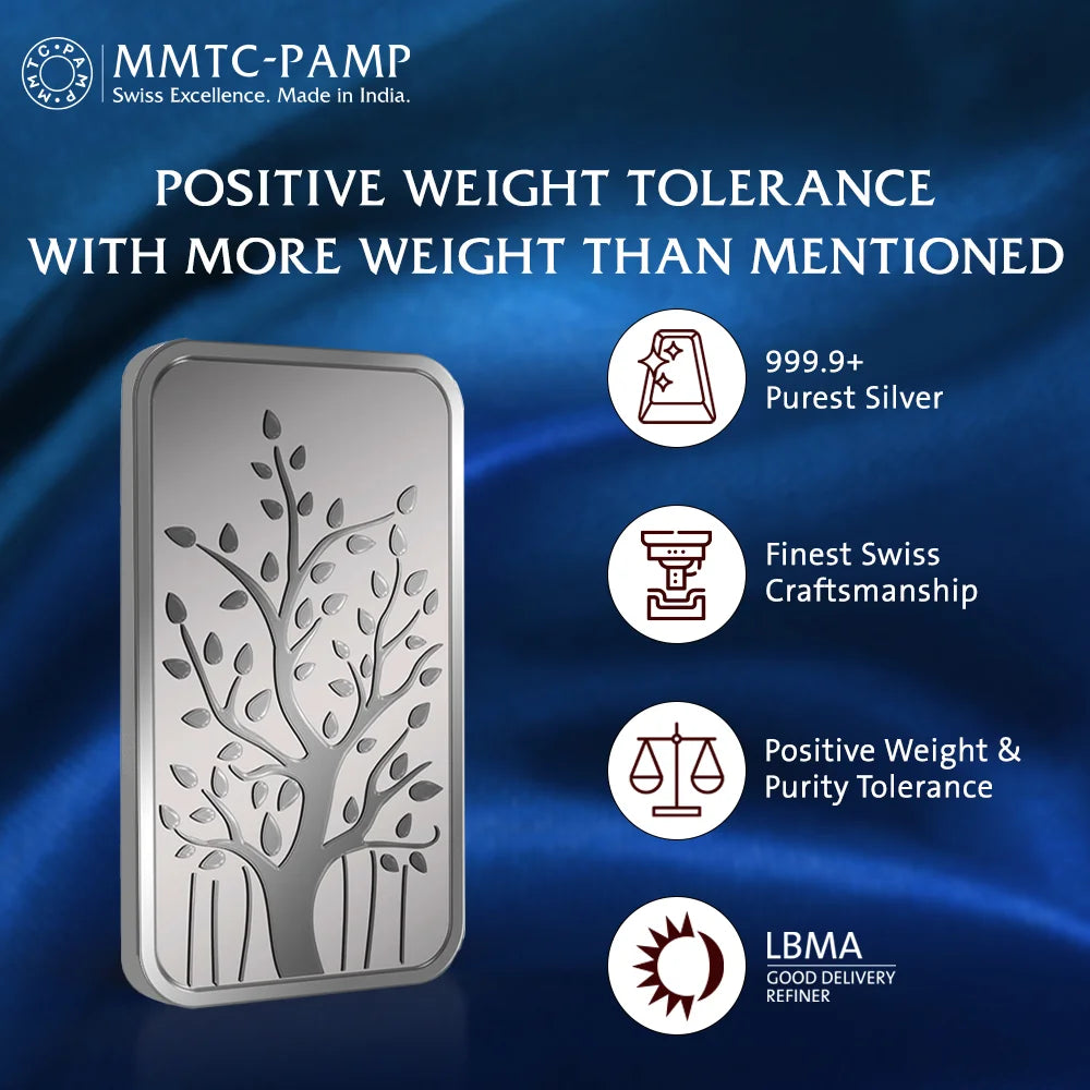 (999.9+) Purest 20 g Banyan Tree Silver Bar