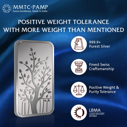 (999.9+) Purest 20 g Banyan Tree Silver Bar