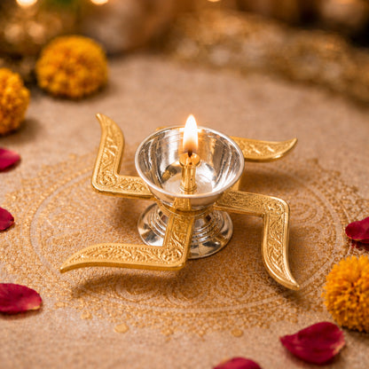 Swastik Diya
