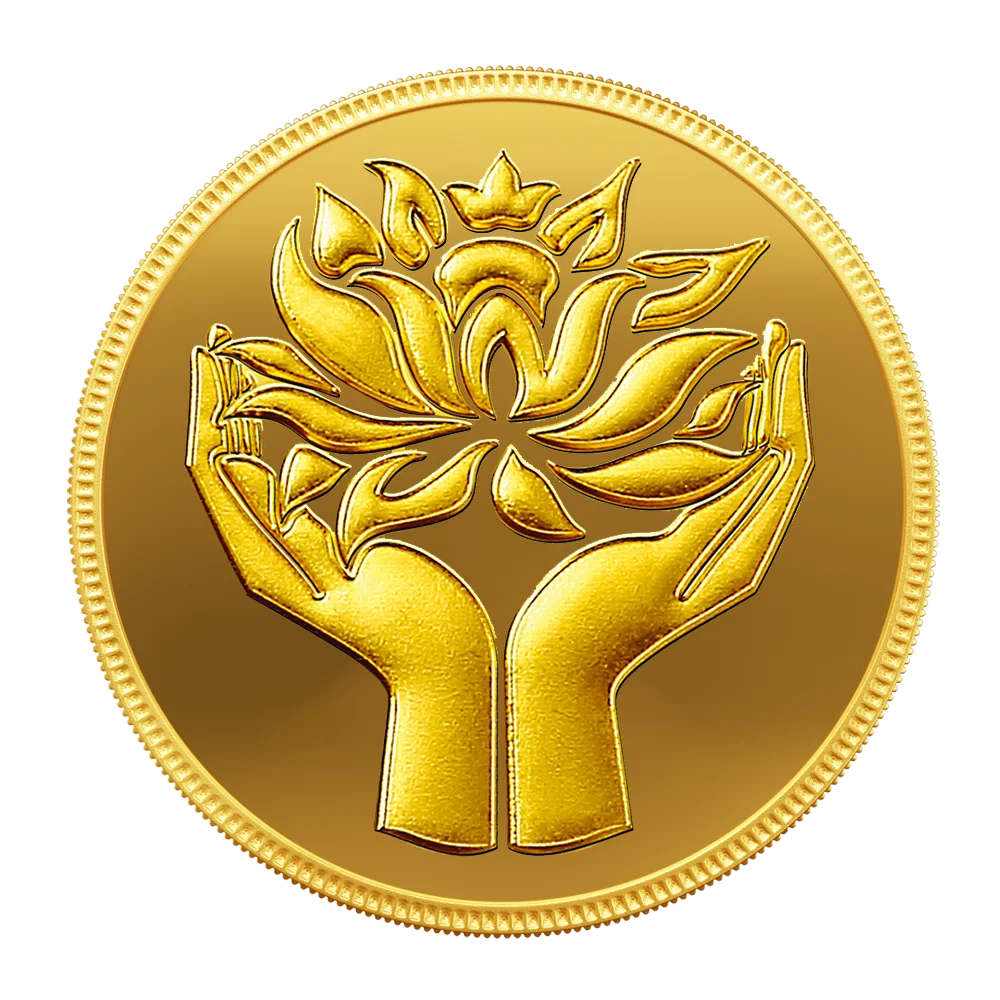 Lotus 24k (999.9) 4 gm Gold Coin